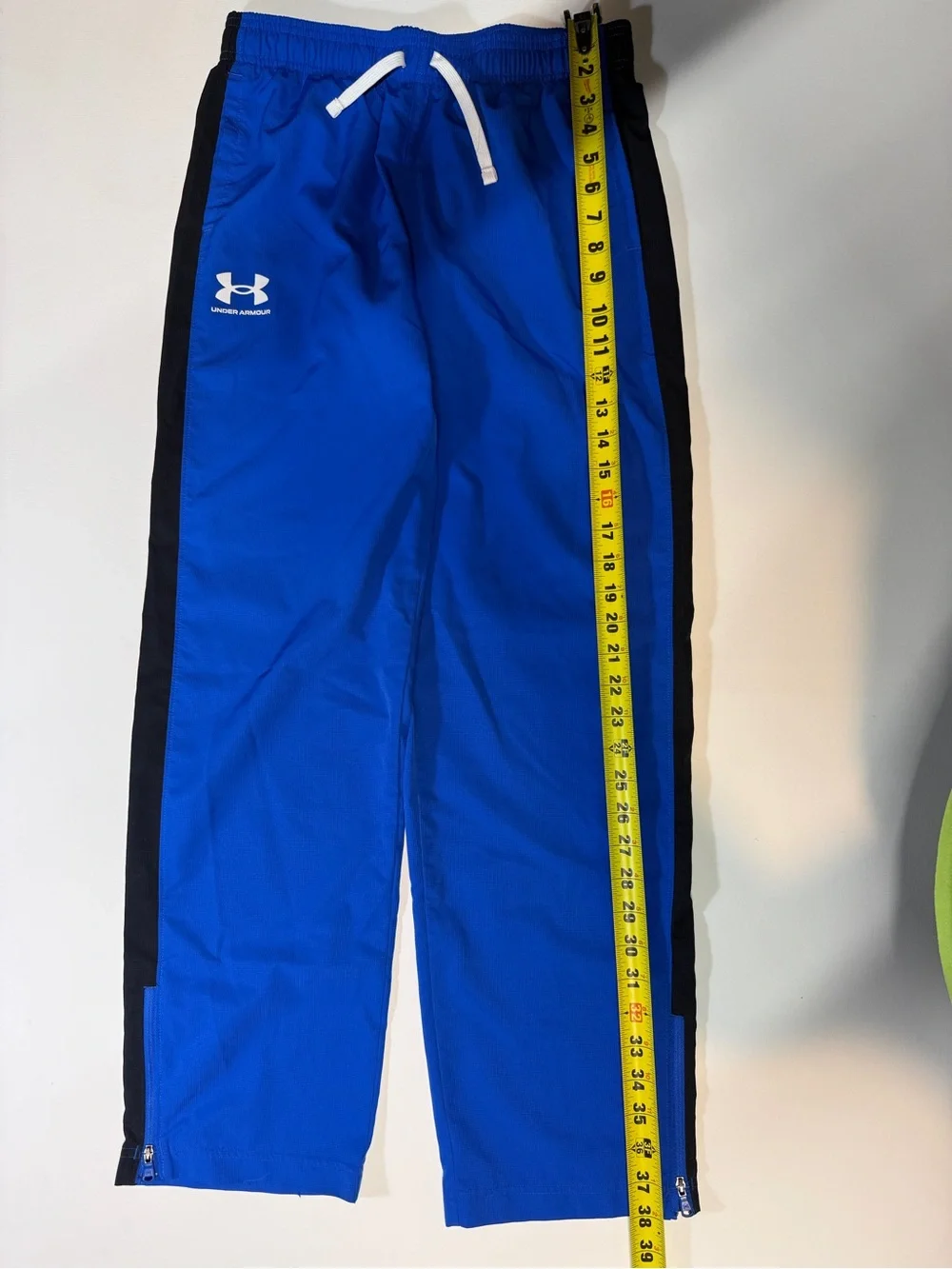 Under Armour Royal‎ Blue Track Pants with Black Side Stripes